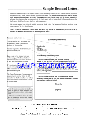 Demand Letter Sample 3 pdf free